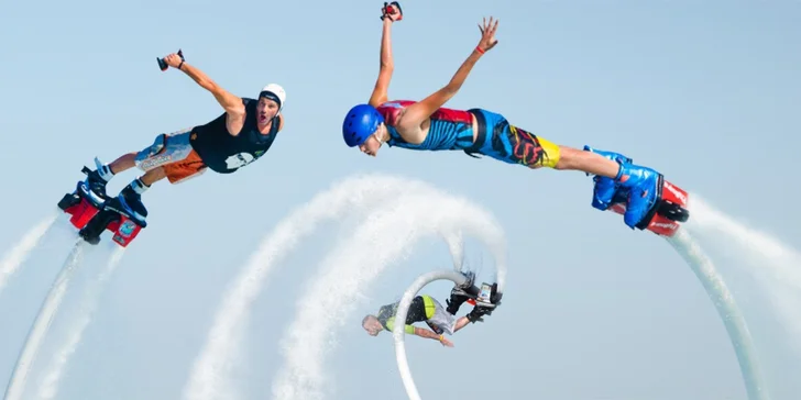 Flyboard: let nad hladinou vody v Praze, Olomouci i na Mácháči