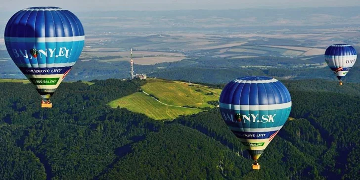 Nadpozemský zážitek v horkovzdušném balonu