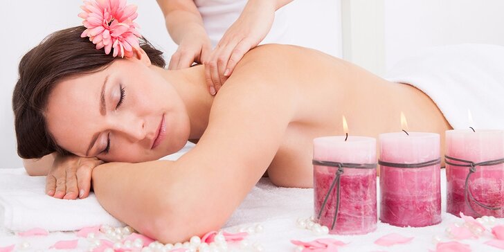 Růžová relaxační masáž