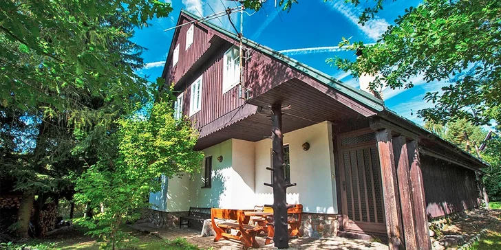 Pronájem krkonošské chaty Alice až pro 18 osob včetně bonusů