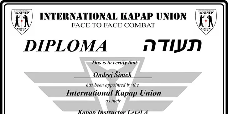 Měsíční kurz umění sebeobrany Krav Maga