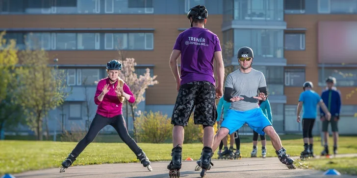 Kurz inline bruslení pro dospělé v Praze