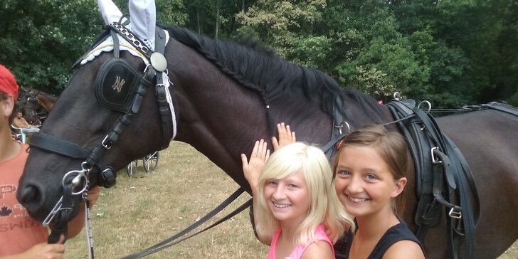 Intenzivní týdenní kurz jízdy na koni - Pro děti, rodiče i prarodiče
