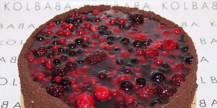 Jogurtový dort s lesním ovocem od Kolbaby