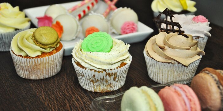 Nálož makronek a cupcakes v nové cukrárně Cup and Cake