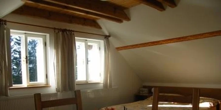 3-6 dní aktivního odpočinku v horské chalupě na Šumavě