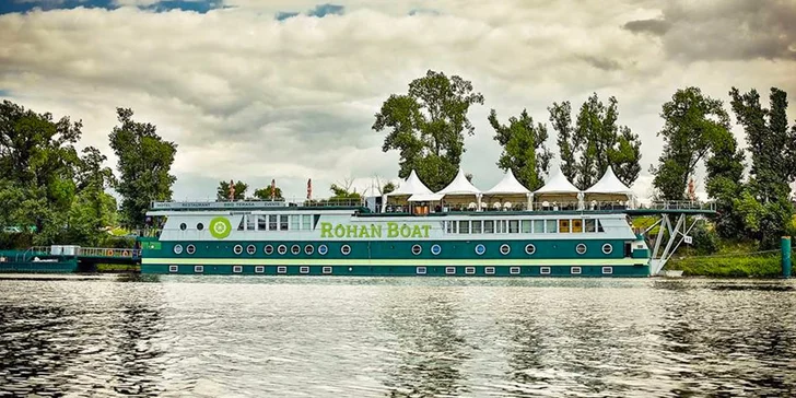 Degustační a wellness pobyt na Rohan Boat Prague na Vltavě