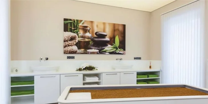 Privátní SPA pro 2 s vířivkou, saunou, sektem i celotělovou masáží