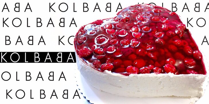 Valentýnské srdce od Kolbaby – jogurtový dort s malinami nebo lesními plody