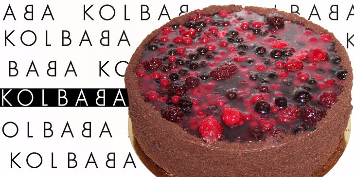 Jogurtový dort s lesním ovocem od Kolbaby