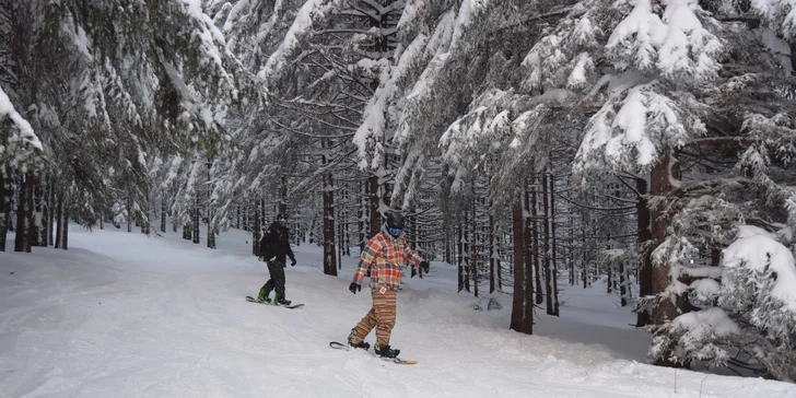 Hurá na sníh: permanentky pro děti i dospělé do skiareálu Pancíř