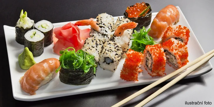 Ochutnejte 56 parádních kousků v sushi setu Izumi