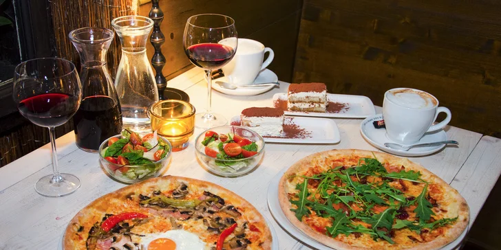 Romantická večeře pro pár v restauraci Dobrá karma