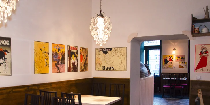 Romantická večeře pro pár v restauraci Dobrá karma