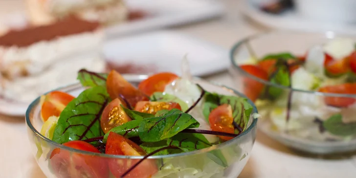 Romantická večeře pro pár v restauraci Dobrá karma