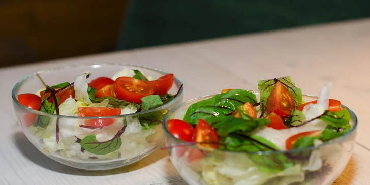 Romantická večeře pro pár v restauraci Dobrá karma