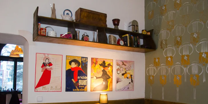 Romantická večeře pro pár v restauraci Dobrá karma