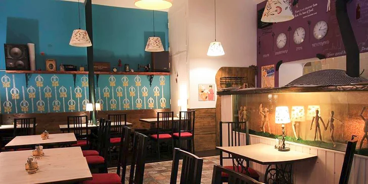 Romantická večeře pro pár v restauraci Dobrá karma