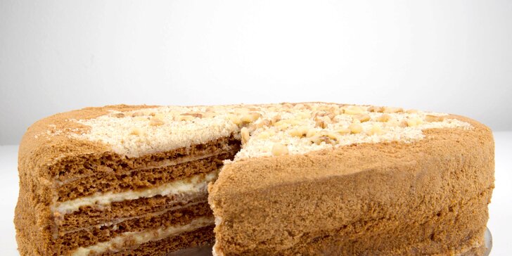 1600g lahodný medový dort pro sladší den celé rodiny