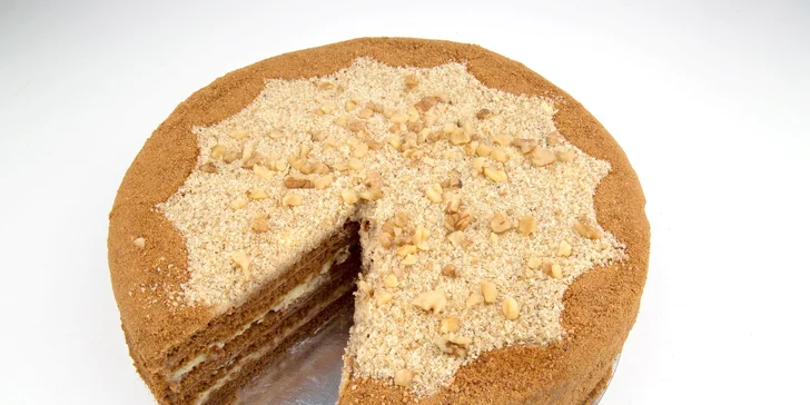 1600g lahodný medový dort pro sladší den celé rodiny