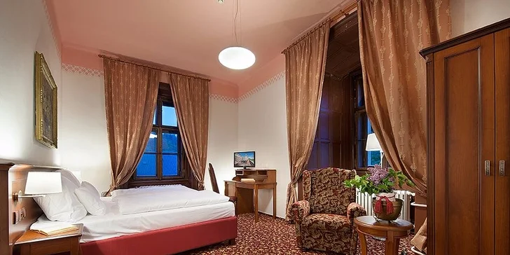 Božský odpočinek a wellness ve 4* zámeckém hotelu Hrubá Skála