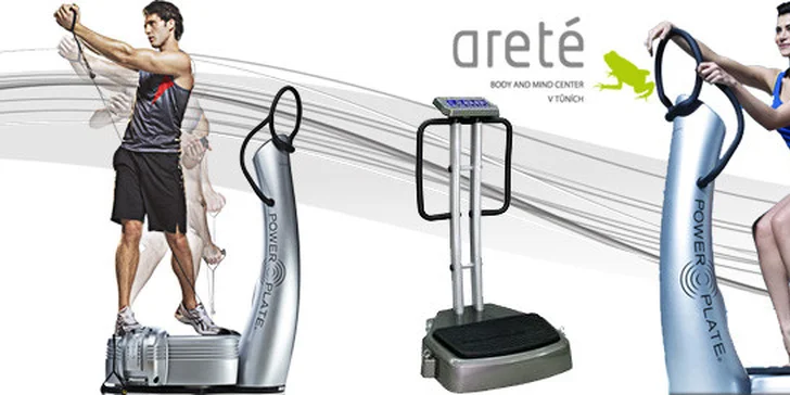 Permanentky na 2, 5 nebo 12 lekcí Power Plate! 30minutová efektivní cvičení na vibrační plošině pro krásnou postavu za krátkou dobu.