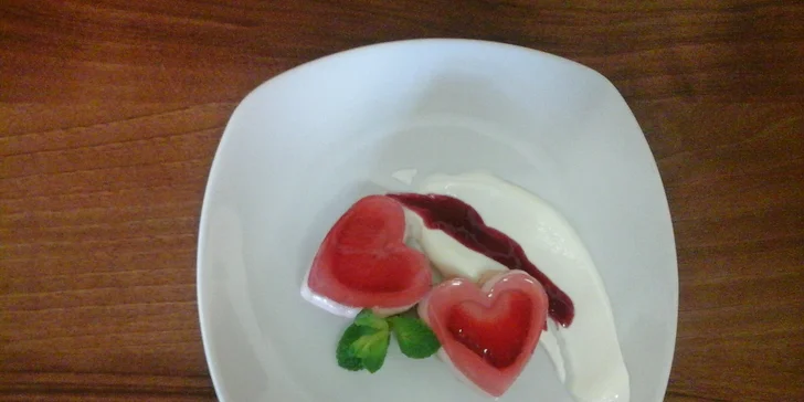 Valentýnské 3chodové menu pro dva v restauraci Terasa