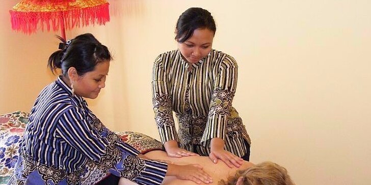 Partnerská masáž od rodilých Thajek podle výběru