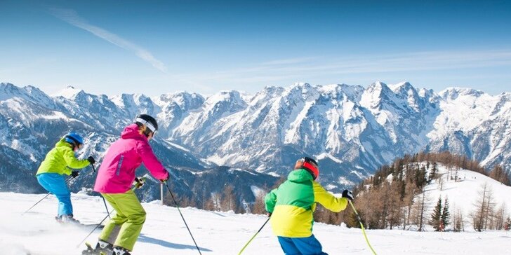 Jednodenní lyžování v rakouském středisku Hinterstoder