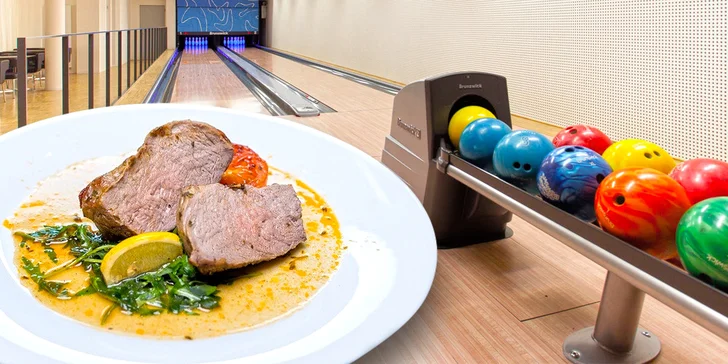 Skvostný večer pro dva - 4chodové menu a možnost sportu u Olomouce