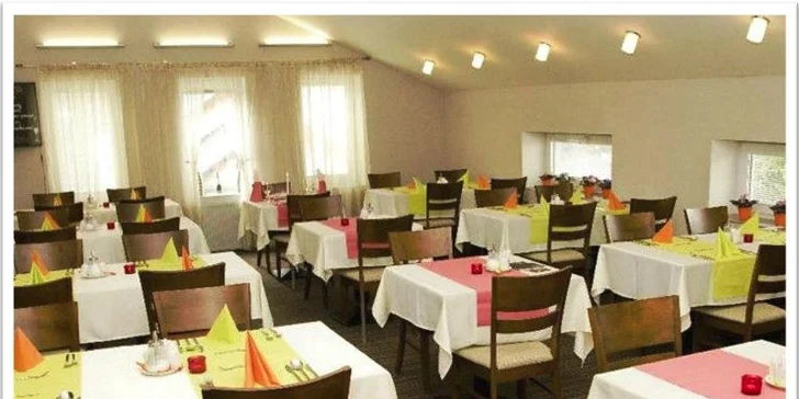 Relaxace s polopenzí nedaleko hradu Trenčín pro dva