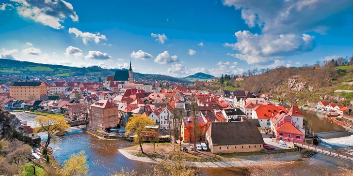 Dvě romantické noci v Českém Krumlově až pro 4 osoby