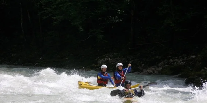 Rafting v Rakousku na Yukonech s instruktorem, dopravou a polopenzí