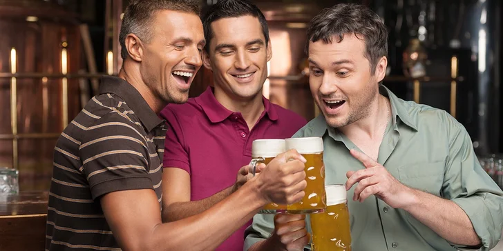 3 půlitry piva Zlínský švec a 1,5 l do PET lahve s sebou