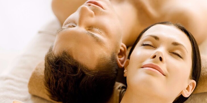 Valentýnská párová masáž dle výběru - 60 nebo 90 minut