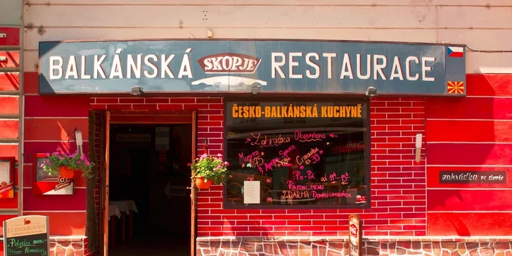 Plněná makedonská pleskavice a další dobroty pro 1 nebo 2 osoby