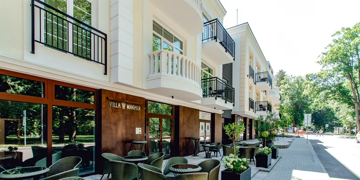 Apartmány sú rozšírením ubytovacích kapacít obľúbeného 5* kúpeľného hotela Royal Palace Hotel*****.