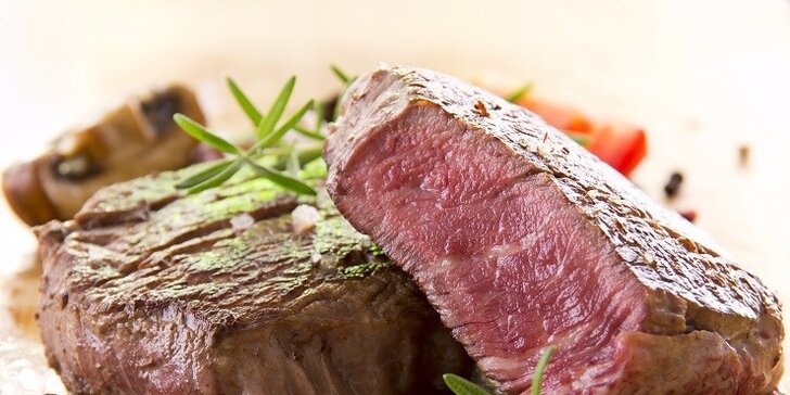 Uruguayský hovězí striploin steak - 500 g masa z volného chovu