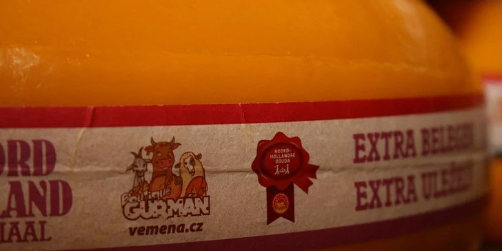 Vyzrálý parmazán nebo gouda v Boutique Gurmán