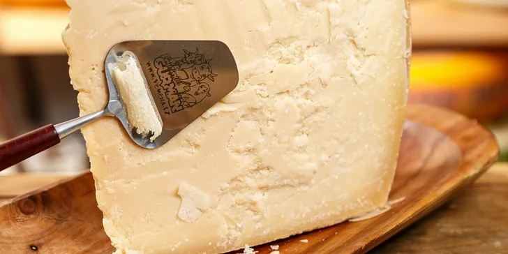 Vyzrálý parmazán nebo gouda v Boutique Gurmán