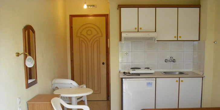 Pohoda v apartmánech na řeckém poloostrově Chalkidiki včetně dopravy