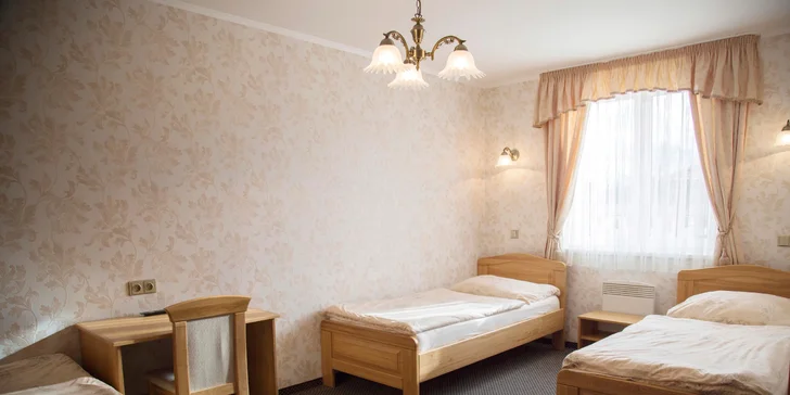 Královské lenošení s polopenzí, volným vstupem do wellness i zmrzlinou