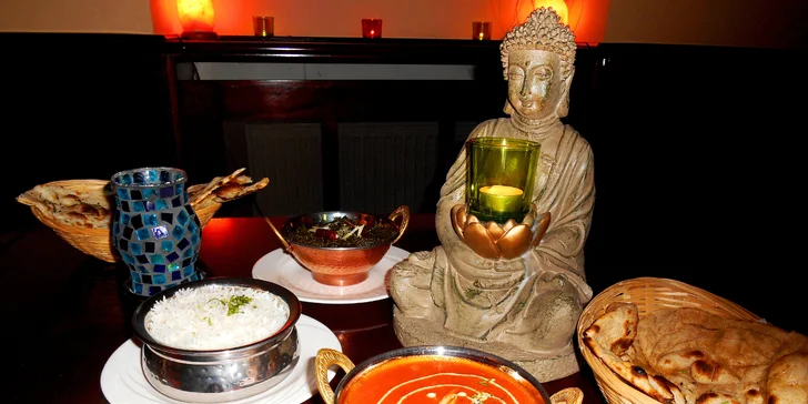 Otevřený voucher do indické restaurace Maharaja na Vinohradech