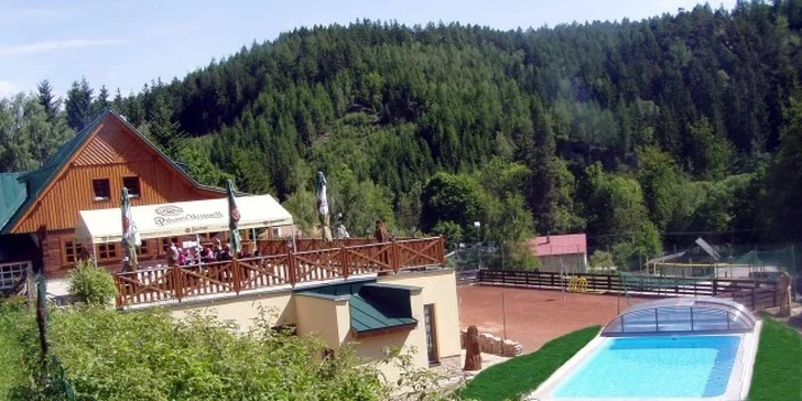 Pronájem apartmánu i celé chaty u Žacléře s polopenzí i wellness
