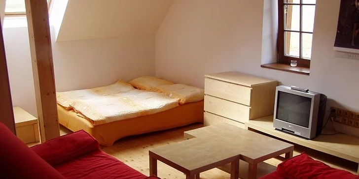 Pronájem apartmánu i celé chaty u Žacléře s polopenzí i wellness