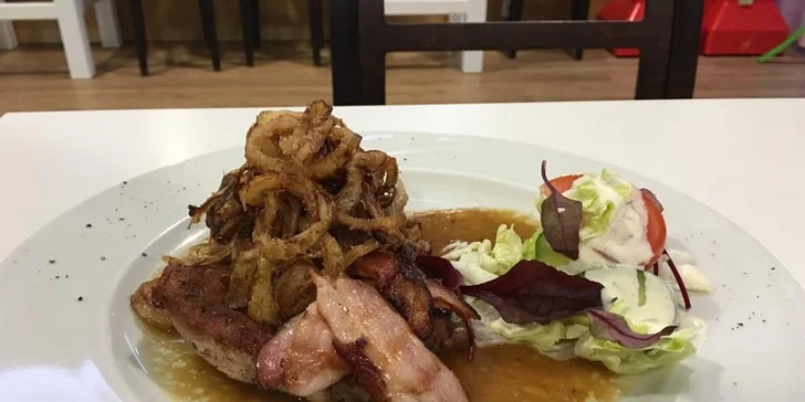 4chodové menu pro dva u Bláhů v Dolanech u Olomouce