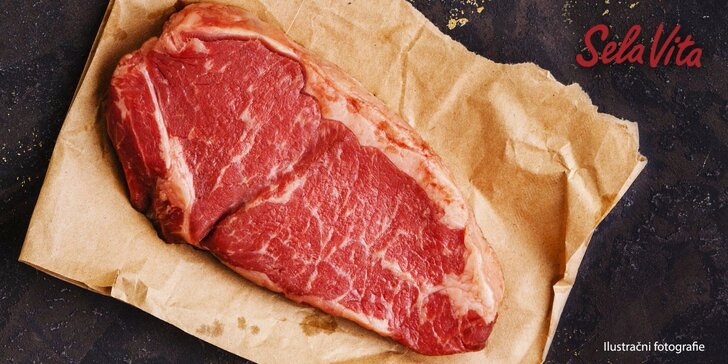 Ochutnejte špičkové masíčko: Hovězí Rib eye steak nebo jelení maso na guláš