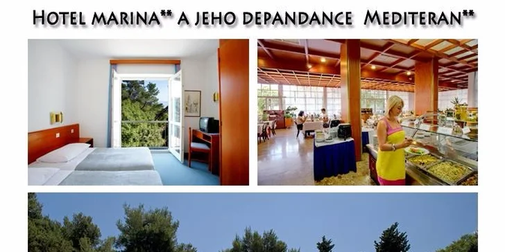 4 dny u moře v chorvatském Rabacu s polopenzí a dopravou