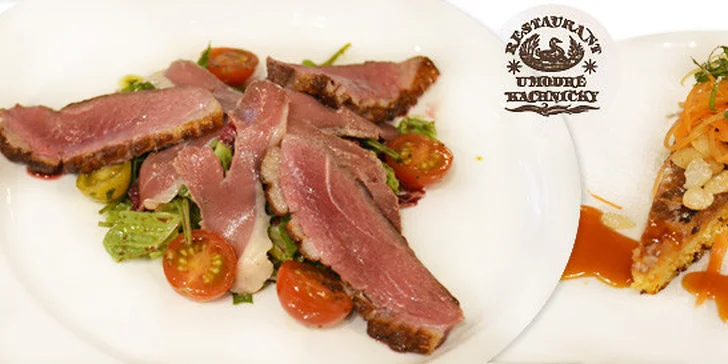 Úžasné letní 6chodové menu PRO DVA v restaurantu U Modré kachničky II. Luxusní delikatesy v jednom z nejoblíbenějších pražských podniků.