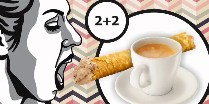 Dvě voňavá espressa a katowické rurki
